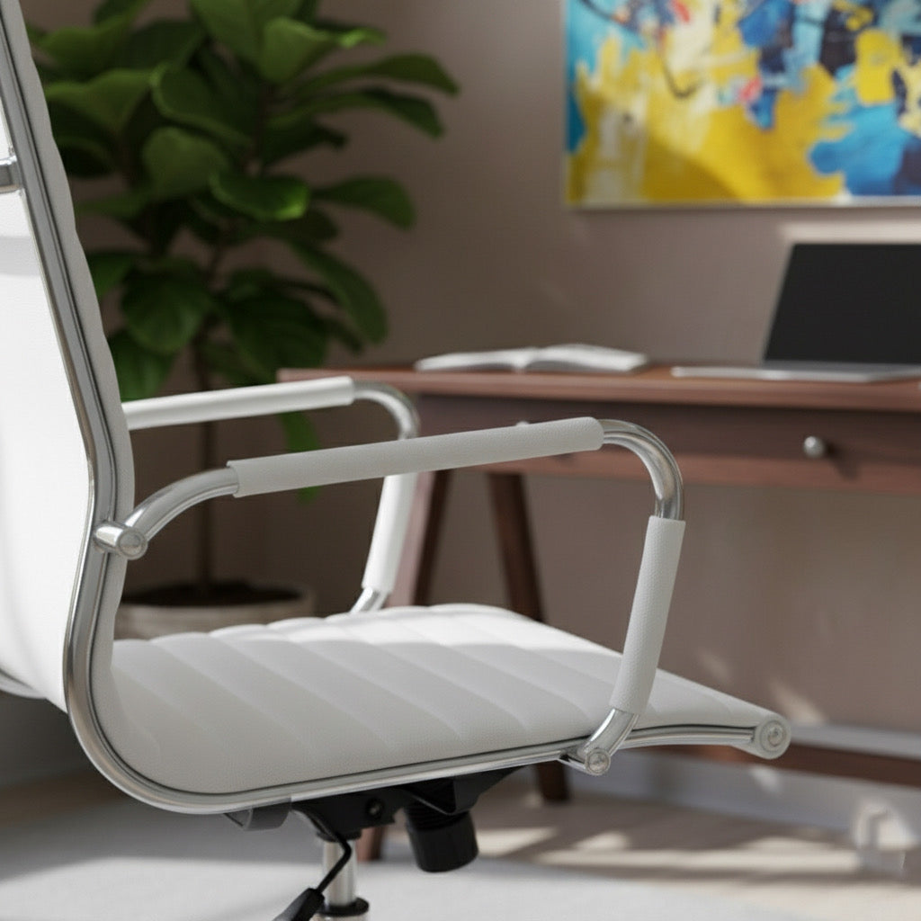 Silla de oficina en polipiel - Mesh