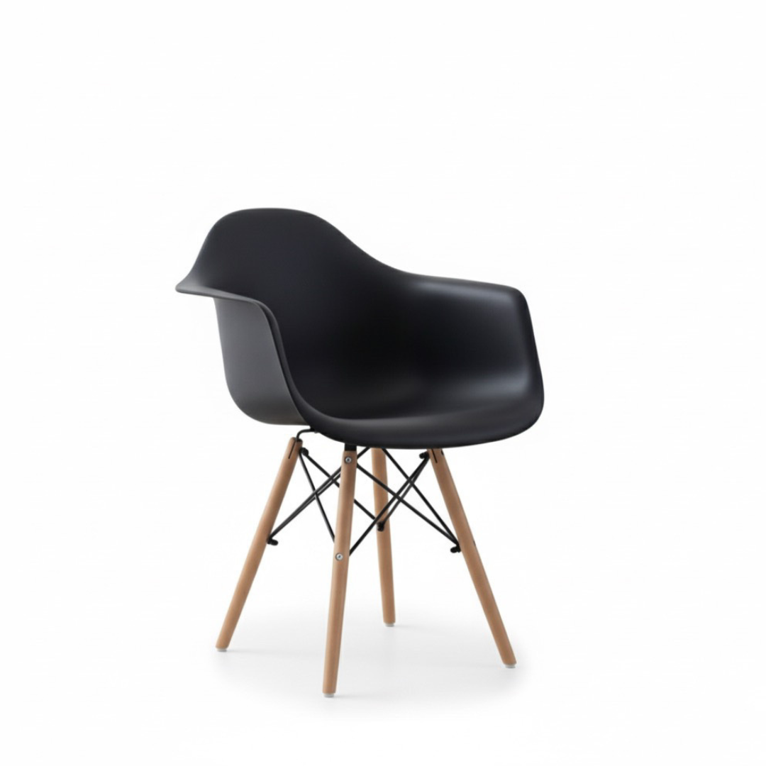 Pack de cuatro unidades silla de diseño con brazos - James