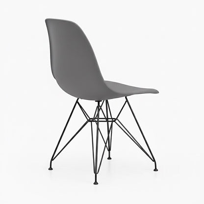 Pack de 4 sillas de diseño base eiffel metal negro - James