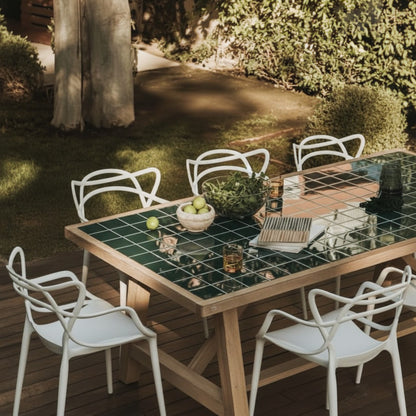 Pack de 4 sillas de diseño para exterior - Moisés