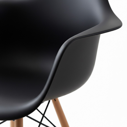 Pack de cuatro unidades silla de diseño con brazos - James