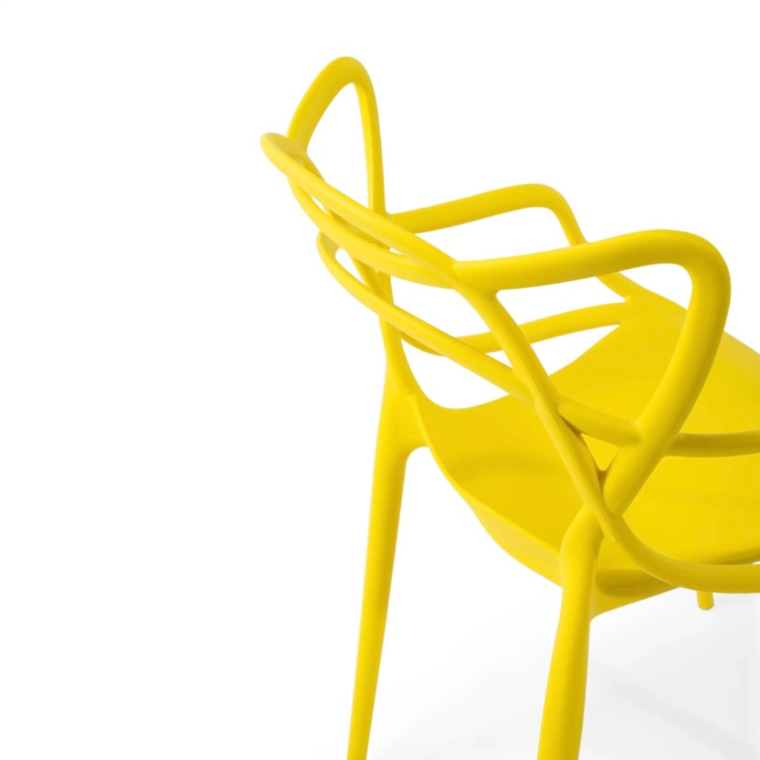 Pack de 4 sillas de diseño para exterior - Moisés