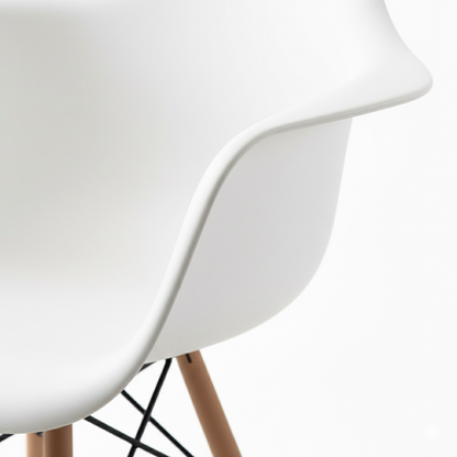 Pack de cuatro unidades silla de diseño con brazos - James