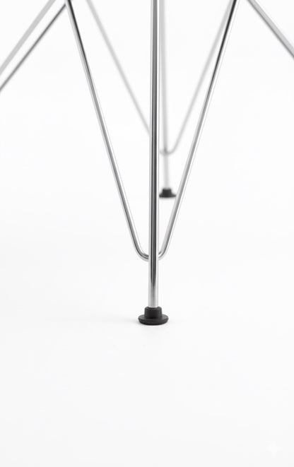 Pack de 4 sillas de diseño eiffel metal transparente - James