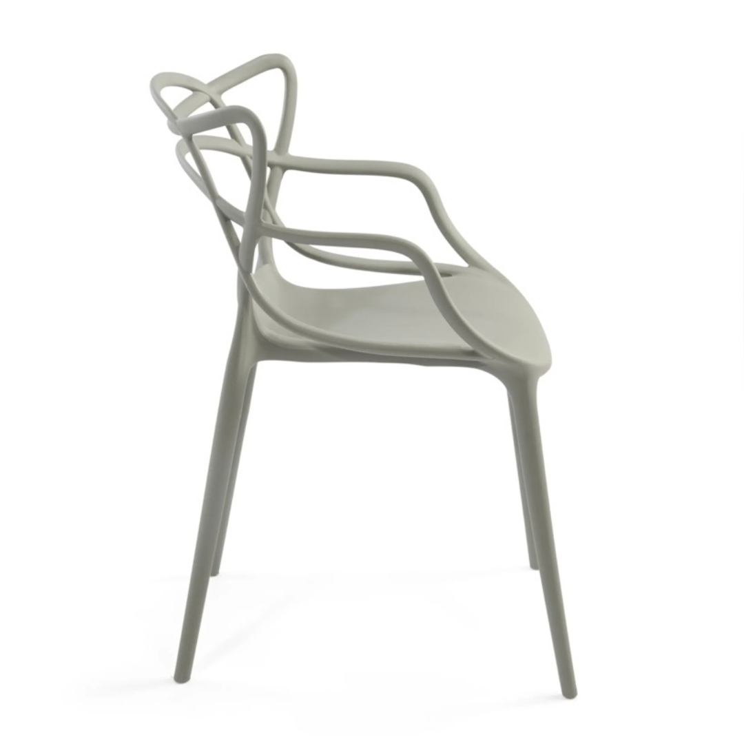 Pack de 4 sillas de diseño para exterior - Moisés