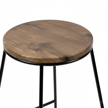 Taburete en madera natural - Wallet