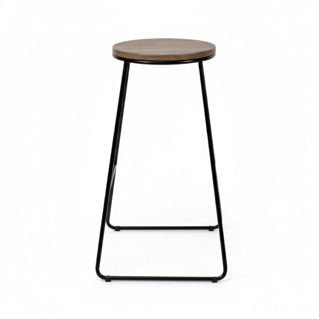 Taburete en madera natural - Wallet