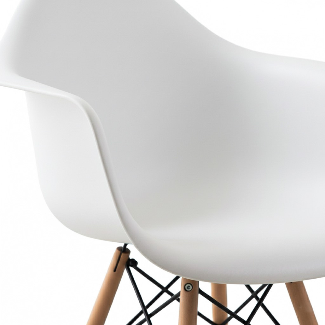 Pack de cuatro unidades silla de diseño con brazos - James