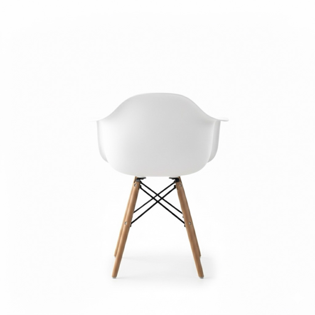 Pack de cuatro unidades silla de diseño con brazos - James