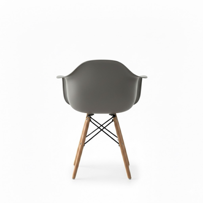 Pack de cuatro unidades silla de diseño con brazos - James