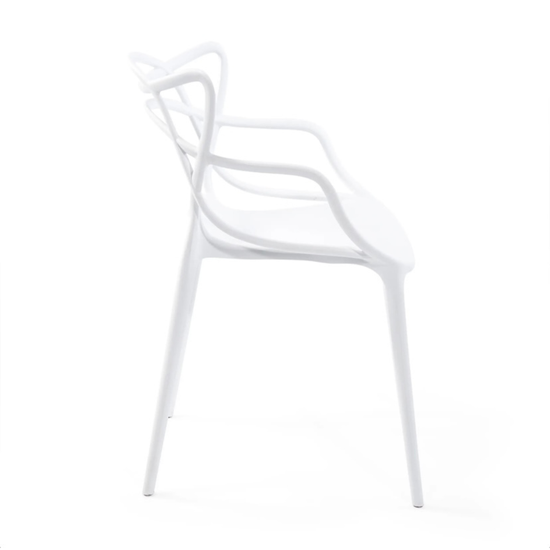 Pack de 4 sillas de diseño para exterior - Moisés