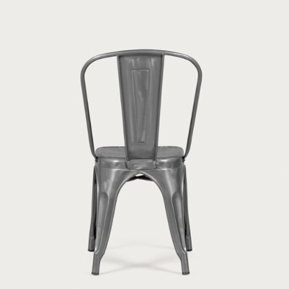 Pack de cuatro sillas metálicas - Bistró