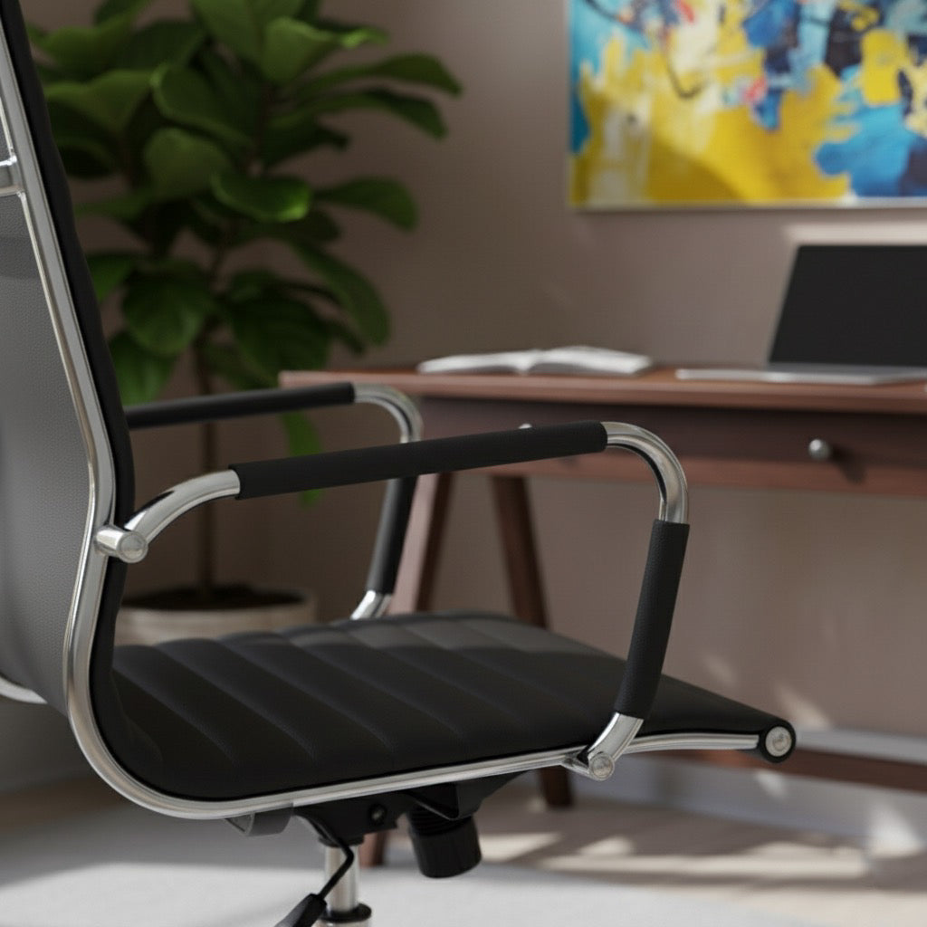 Silla de oficina en polipiel - Mesh