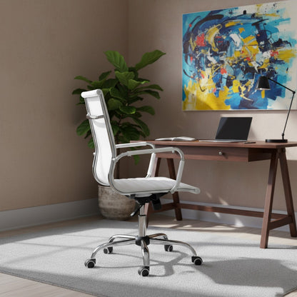 Silla de oficina en polipiel - Mesh