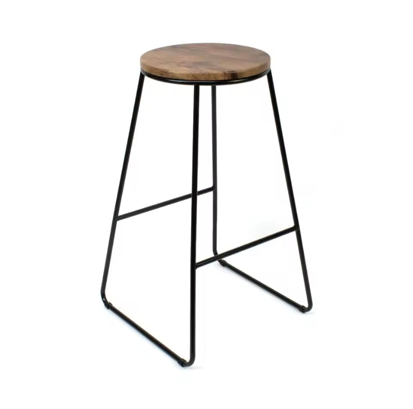 Taburete en madera natural - Wallet