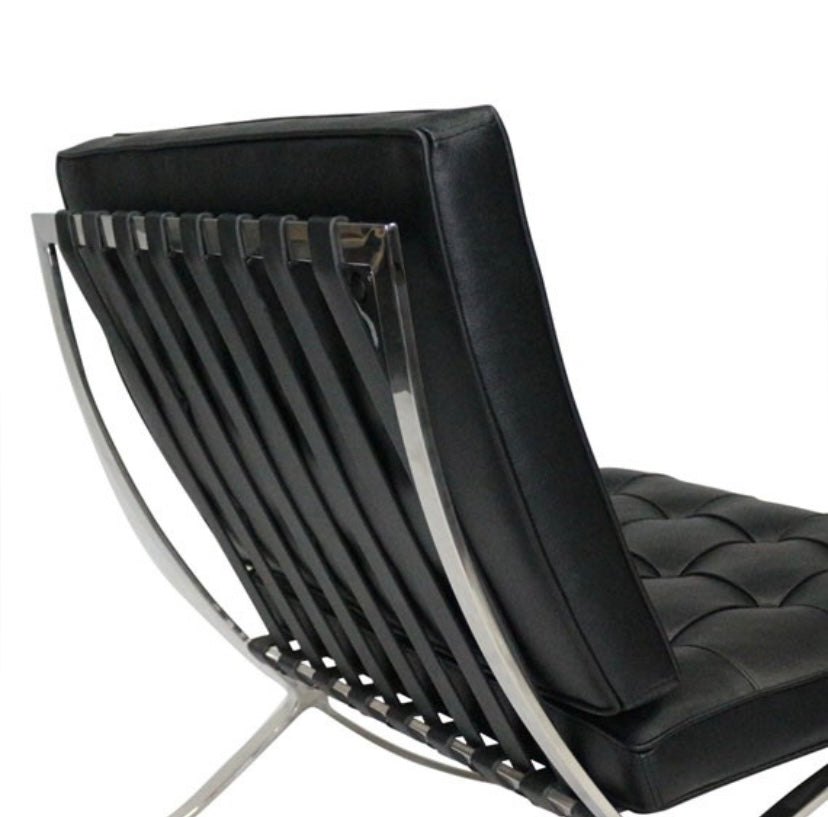 Silla de de diseño en piel - Barcelona