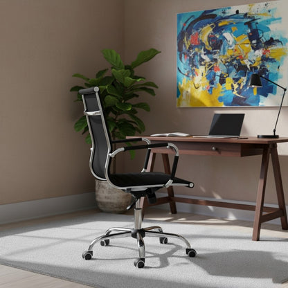 Silla de oficina en polipiel - Mesh