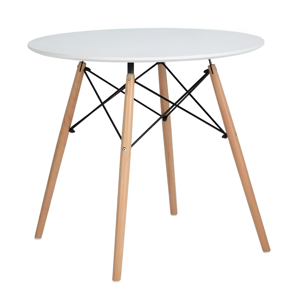 Table en bois naturel inspirée de la Tour Eiffel - James