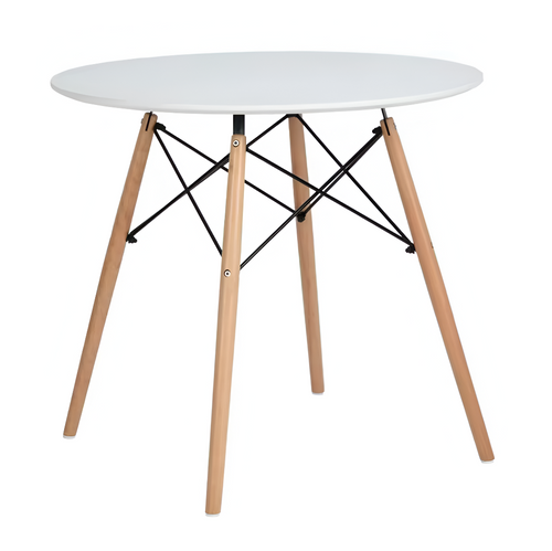 Table en bois naturel inspirée de la Tour Eiffel - James