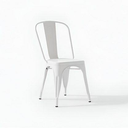 Silla de metal bistró