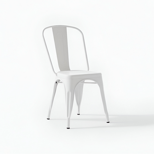 Silla de metal bistró