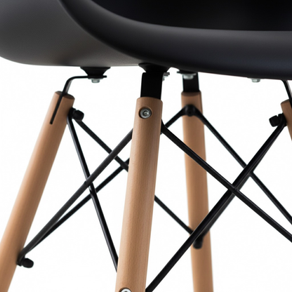 Pack de cuatro unidades silla de diseño con brazos - James