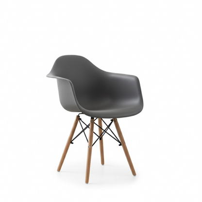 Pack de cuatro unidades silla de diseño con brazos - James