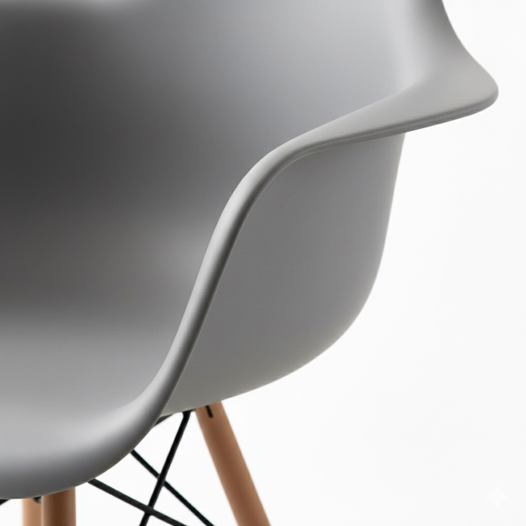 Pack de cuatro unidades silla de diseño con brazos - James