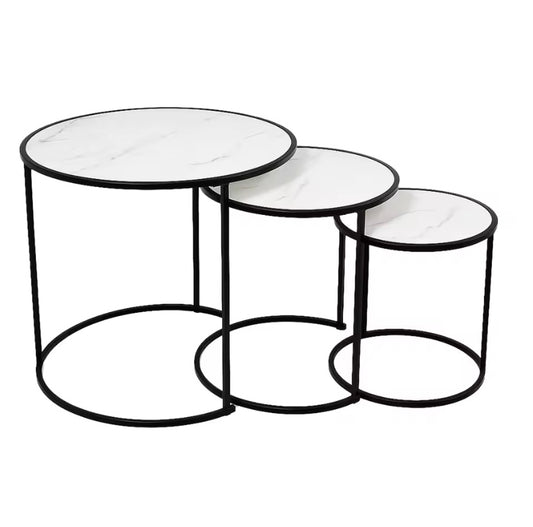 Ensemble de 3 tables - Lune