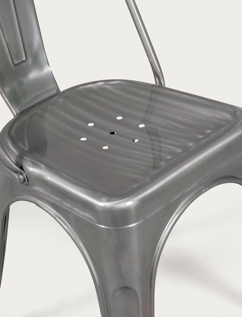 Pack de cuatro sillas metálicas - Bistró