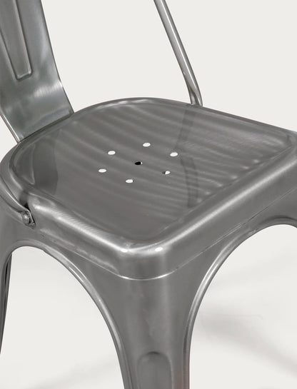 Pack de cuatro sillas metálicas - Bistró