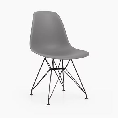 Pack de 4 sillas de diseño base eiffel metal negro - James