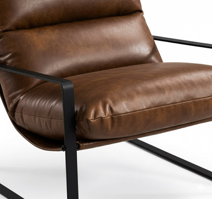 Sillón en cuero italiano - Sakura