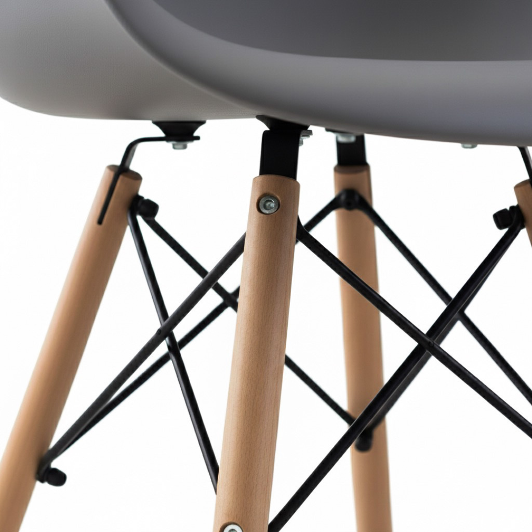 Pack de cuatro unidades silla de diseño con brazos - James