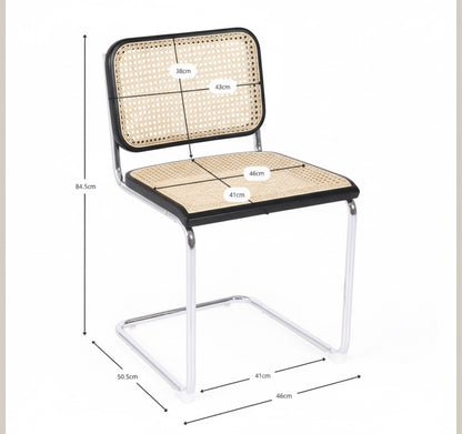 Silla de comedor en ratán - Cesca