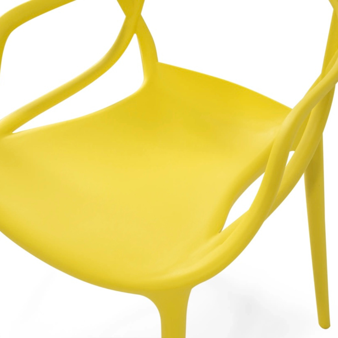 Pack de 4 sillas de diseño para exterior - Moisés